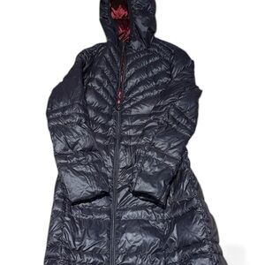 Bernardo Black Quilted Hooded Puffer Coat